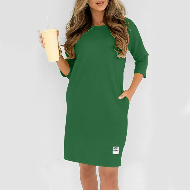 Everyday Casual Comfort Tee Dress