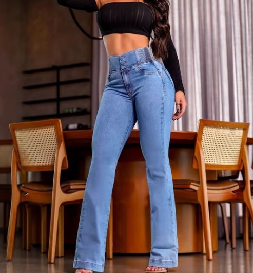 Everyday HighWaist Flare Jeans Comfort Stretch