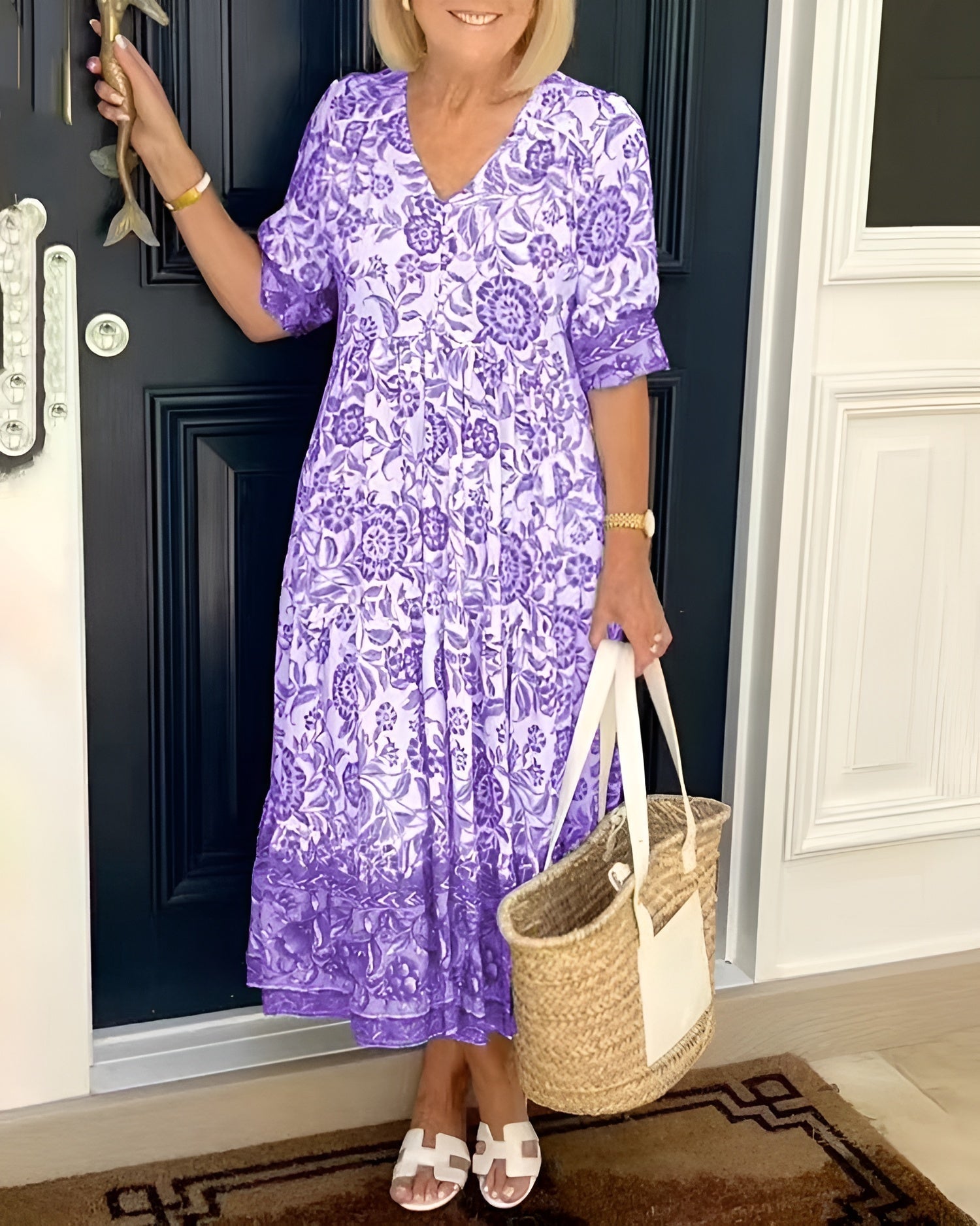 Elena Floral Comfort Midi